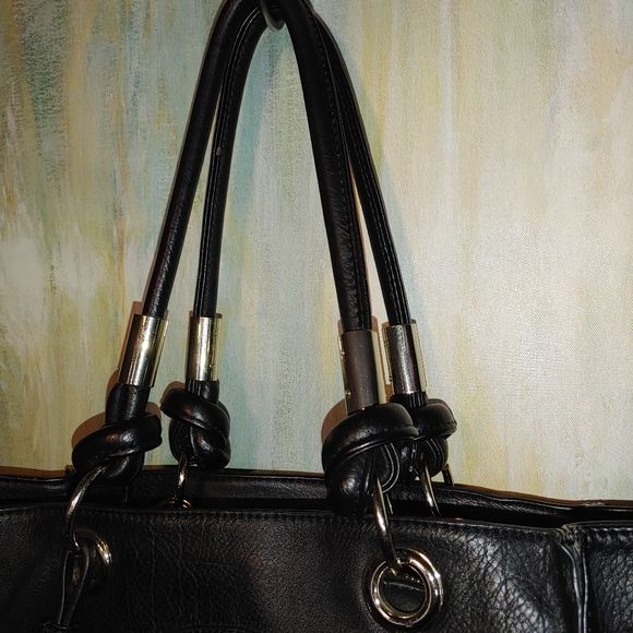 bebe black shoulder bag - Picture 6 of 11